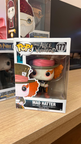 Funko Pop Alice Wonderland Mad Hatter Chapeleiro Maluco #177 Alice No País Das Maravilhas #177 - Produto Original