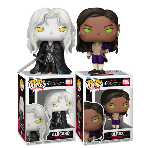 Funko Pop Alucard #1961 + Olrox-Castlevania Nocturne-1962