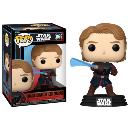 Funko Pop Anakin Skywalker ( Jedi General ) Star Wars #865 - Produto Original