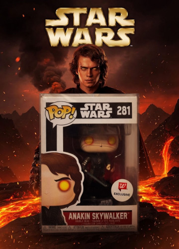 Funko Pop Anakin Skywalker Exclusive (vaulted) Star Wars #281 - Produto Original