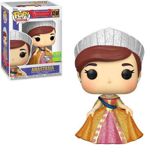 Funko Pop Anastasia Diamond 1240 - Exclusive Summer Convention 2022 - Com Detalhes Na Caixa - Vaulted-Disney - Anastasia-1240
