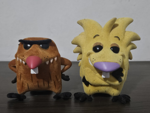 Funko Pop Angry Beavers Flocked Sem Caixa 2-Pack Castores Pirados Flocado-Nickelodeon-2
