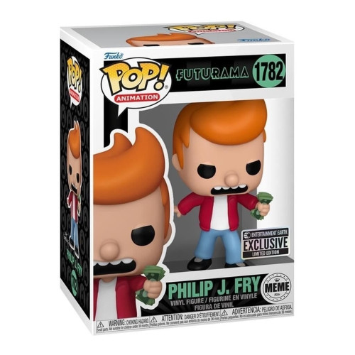 Funko Pop Animation 1782 - Philip J Fry Futurama #1782 - Produto Original