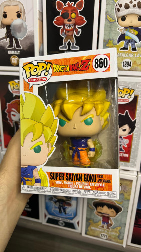 Action Figures Funko Pop Animation Dragon Ball Super Saiyan Goku First 860-Dragon Ball Z-