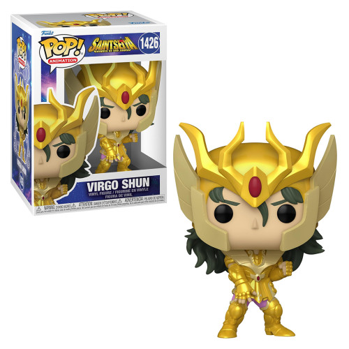 Funko Pop Animation Saint Seiya Virgo Shun 1426 Colecionável Cavaleiros do Zodíaco Boneco Cavaleiros Do Zodíaco #1426 - Produto Original