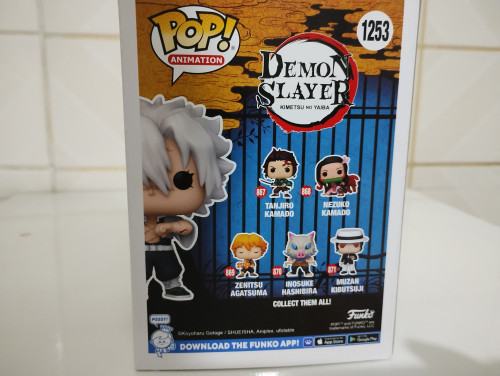 Funko Pop Animation Sanemi Shinazugawa #1253 Exclusivo - Demon Slayer:Kimetsu No Yaiba - #1