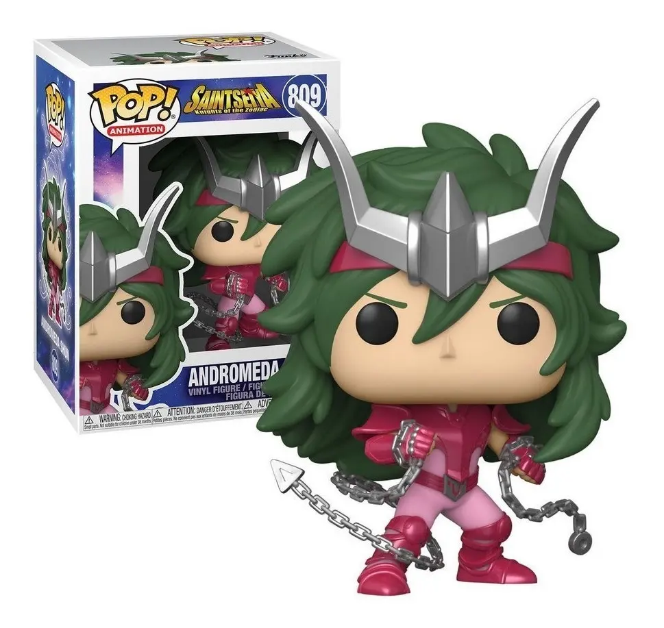 Funko Pop Anime Cavaleiros Zodiaco -  Andromeda Shun 809 Cavaleiro Do Zodiaco #809 - Produto Original