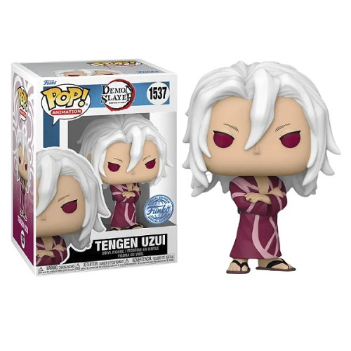 Funko Pop Anime Demon Slayer Tengen Uzui 1537 Exclusivo Demon Slayer #1537 - Produto Original