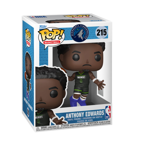 Funko Pop Anthony Edwards NBA #215 - Produto Original
