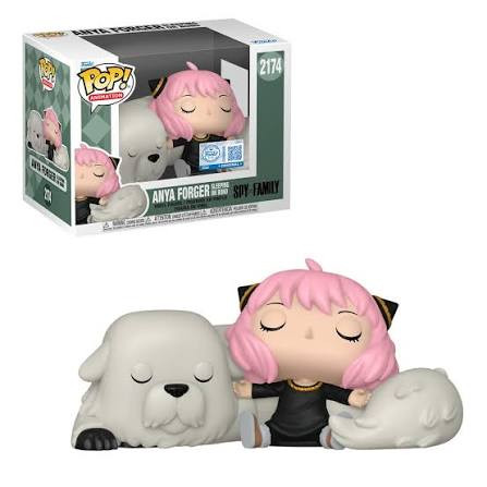 Funko Pop Anya Forger Sleeping On Bond Família Spy X #2174 - Produto Original