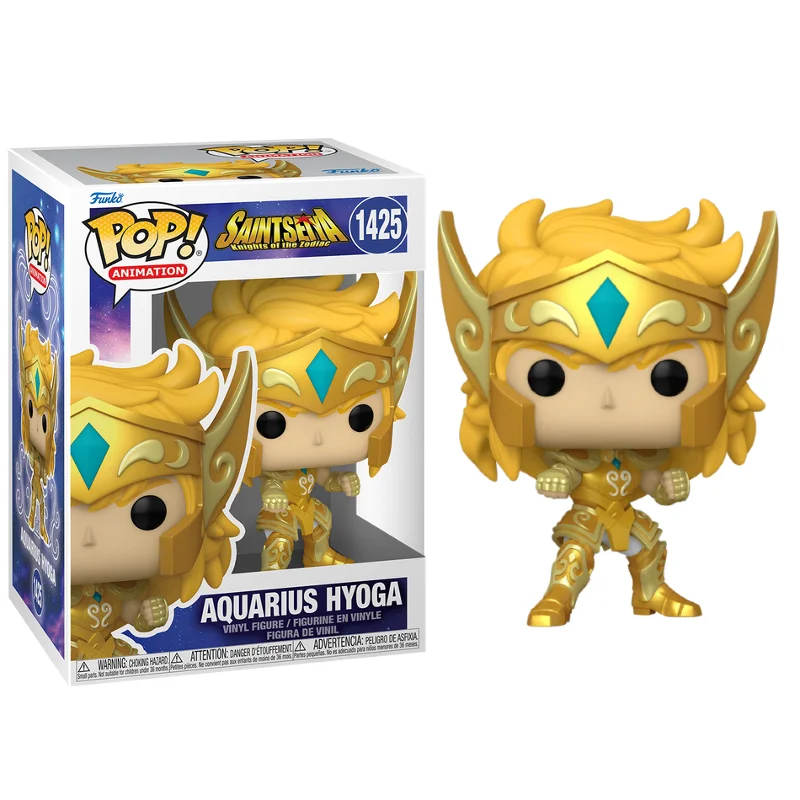 Funko Pop Aquarius Hyoga Saint Seiya: Knights Of The Zodiac #1425 - Produto Original