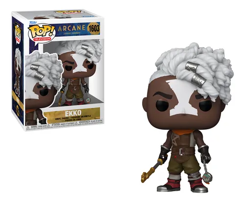 Funko Pop Arcane Ekko #1603 - Original Americano Arcane: League Of Legends #2025 - Produto Original