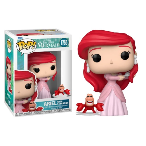 Funko Pop Ariel With Sebastian - Disney The Little Mermaid  #1755