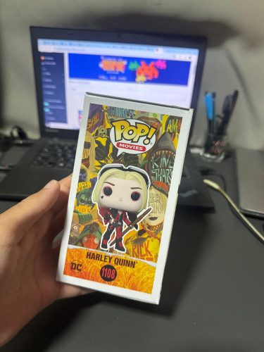Funko Pop Arlequina - 1108 (usado) - Esquadrão Suicida - #1108