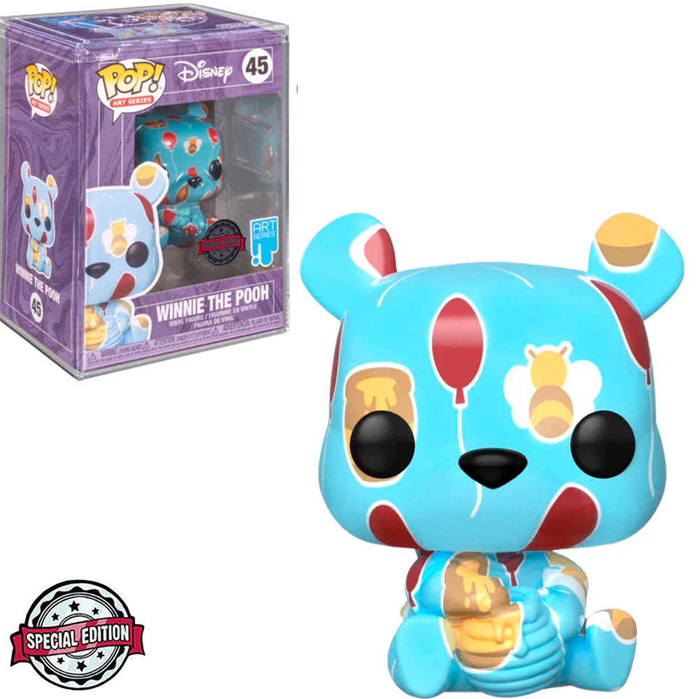 Funko Pop Art Series Disney Winnie The Pooh Exclusive - Winnie The Pooh 45 Disney Art Series #45 - Produto Original