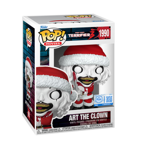 Funko Pop Art The Clown Exclusivo Terrifier #1990 - Produto Original
