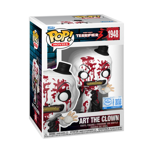 Funko Pop Art The Clown Exclusivo Terrifier 3 #1948 - Produto Original