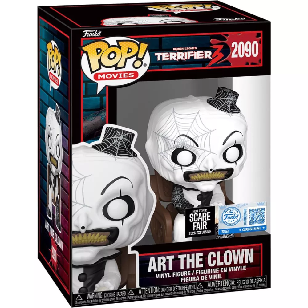 Funko Pop Art The Clown Scare Fair 2026 Terrifier 3 #2090 - Produto Original
