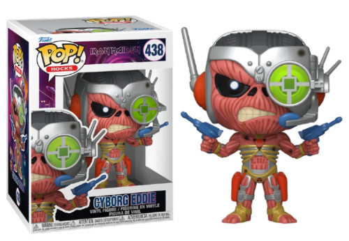 Funko Pop Artistas - Rock: Iron Maiden - Cyborg Eddie 438 - Rock Iron Maiden - #438 FUNKO POP #438 - Produto Original