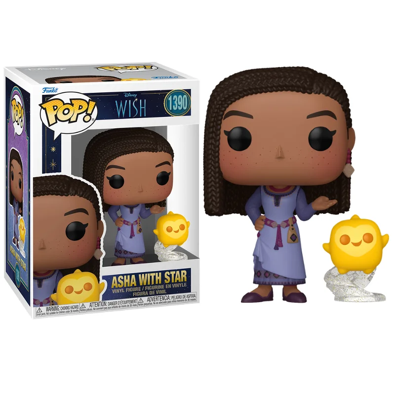 Funko Pop Asha With Star - Disney  #1390