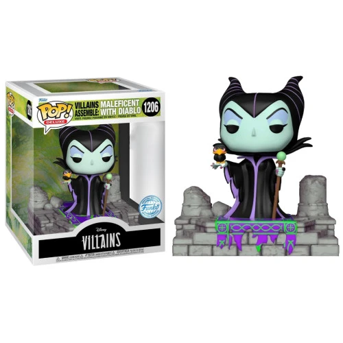 Funko Pop Assemble Maleficent With Diablo Exclusive - Disney Villains  #1206