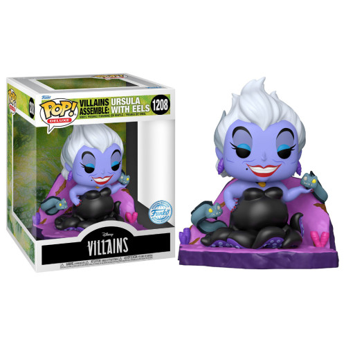 Funko Pop Assemble Ursula With Eels Exclusive Disney Villains #1208 - Produto Original