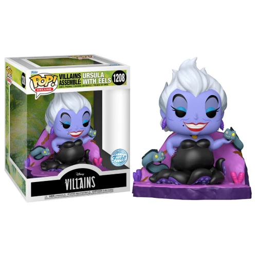 Funko Pop Assemble Ursula With Eels Exclusive - Disney Villains  #1208