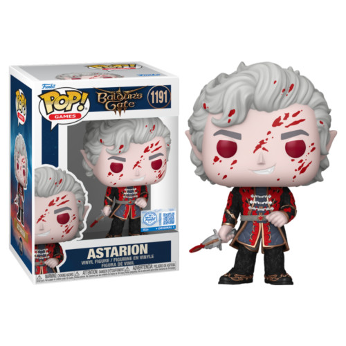Funko Pop Astarion ( Bloody ) Exclusive Baldur's Gate #1191 - Produto Original
