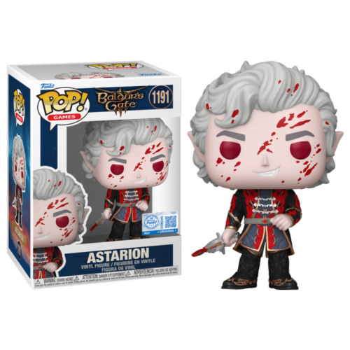 Funko Pop Astarion ( Bloody ) Exclusive Baldur's Gate #1191 - Produto Original