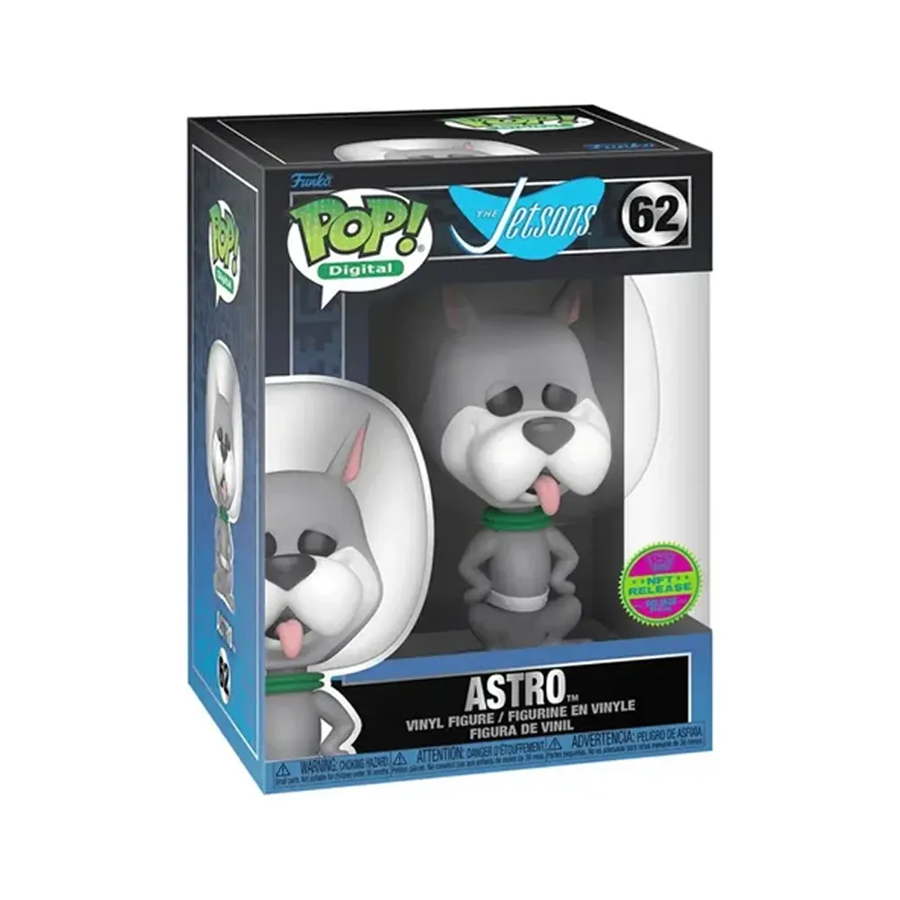 Funko Pop Astro The Jetsons 62 [NFT Limited Edition 1635 PCs] Os Jetsons #62 - Produto Original