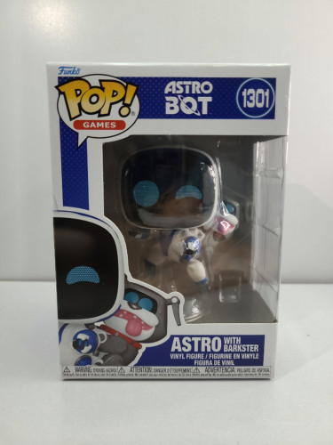 Funko Pop Astro With Barkster (Caixa danificada) Astro Bot #1301 - Produto Original