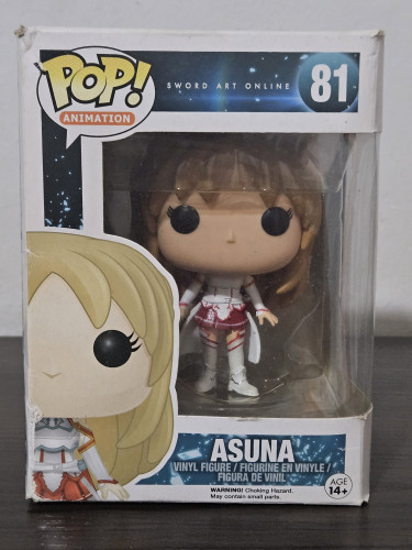 Funko Pop Asuna 81 Caixa Danificada Sword Art Online Sao #81 - Produto Original