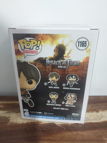 Action Figures Funko Pop Attack On Titan Eren Jaeger 1165 - Attack On Titan - #