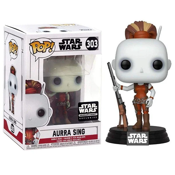 Funko Pop Aurra Sing Smuggler's Bounty Exclusivo Star Wars #303 - Produto Original