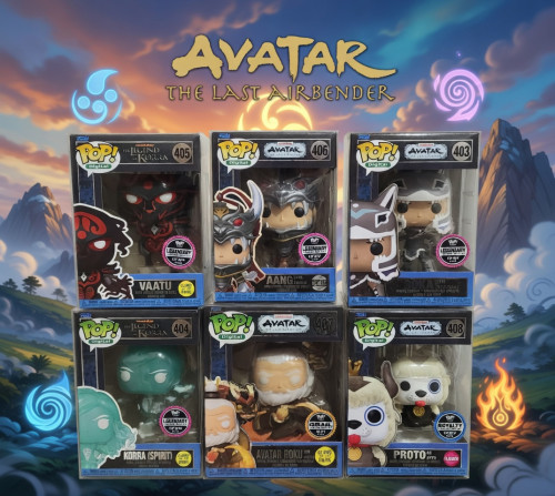 Funko Pop Avatar Digital NFT The Last Airbender #407 - Produto Original