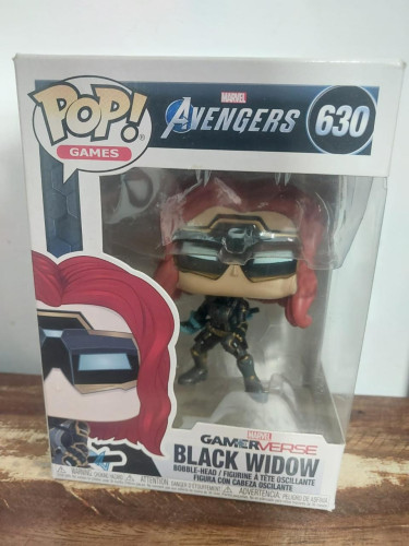 Action Figures Funko Pop Avengers Black Window 630 - Black Widow - #