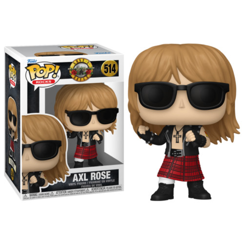 Funko Pop Axl Rose ( Live And Let Die ) Guns N' Roses #514 - Produto Original