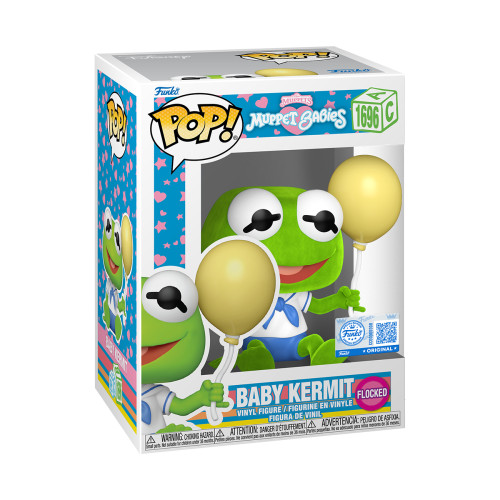 Funko Pop Baby Kermit Flocked Exclusivo Muppet Babies #1696 - Produto Original