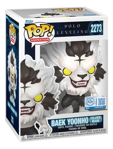 Funko Pop Baek Yoonho 2273 - Solo Leveling Solo Leveling #2026 - Produto Original