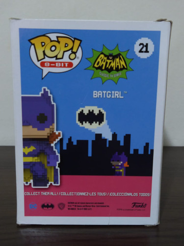 Funko Pop Batgirl 21 Purple 8-bit Caixa Com Detalhes Dc Super Heroes - Batman Classic - #172