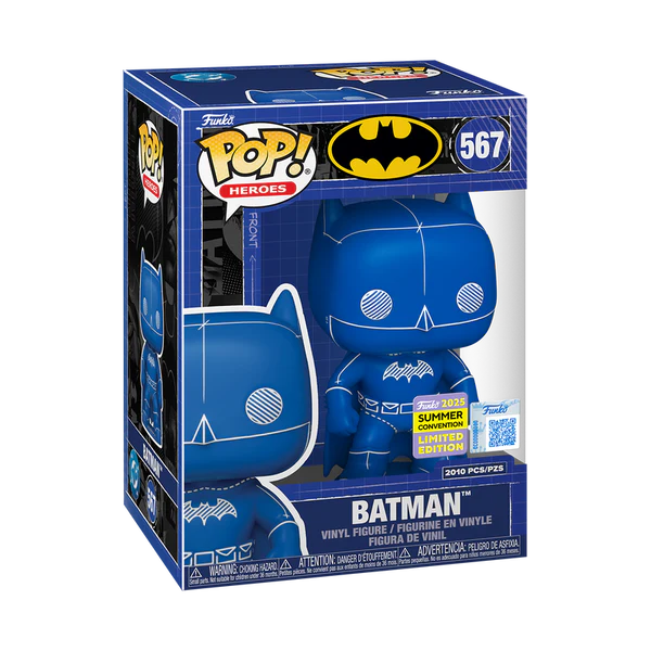 Funko Pop Batman Sdcc Limitado 2010 Pcs Acompanha Hard Case - Batman - #567