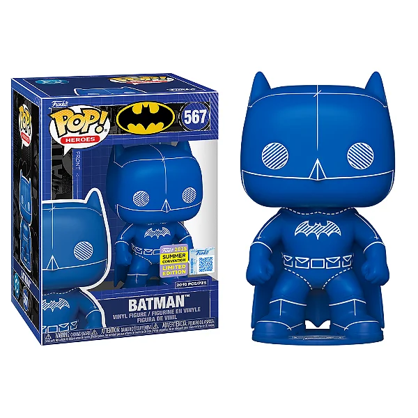 Funko Pop Batman Sdcc Limitado 2010 Pcs Acompanha Hard Case-Batman-567