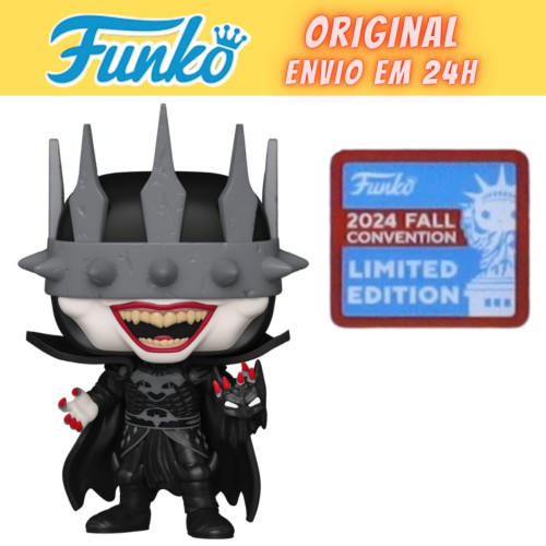 Funko Pop Batman Who Laughs - Exclusivo 2024 Fall Convention - DC Death Metal - #524