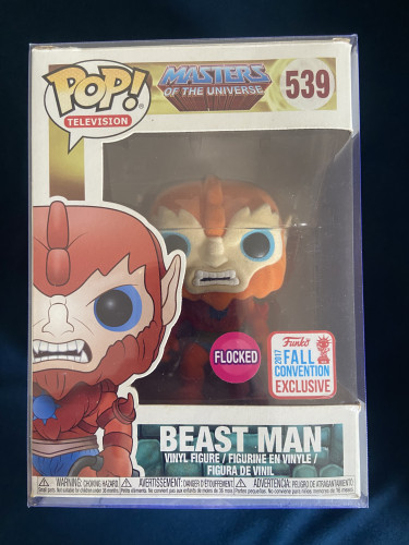 Funko Pop Beast Man [flocked] Fall Convention - Masters Of The Universe - #539