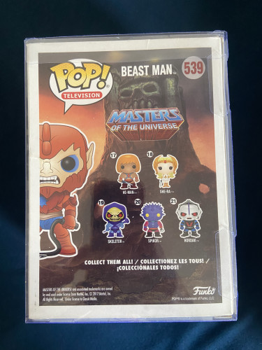 Funko Pop Beast Man [flocked] Fall Convention - Masters Of The Universe - #539