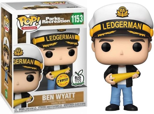 Funko Pop Ben Wyatt - Chase - Exclusive Big Apple - Vaulted #1541 Television Parks And Recreation #1541 - Produto Original