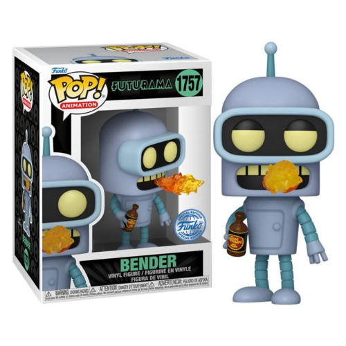 Funko Pop Bender Futurama Glow Chase Special Edition Futurama #1757 - Produto Original