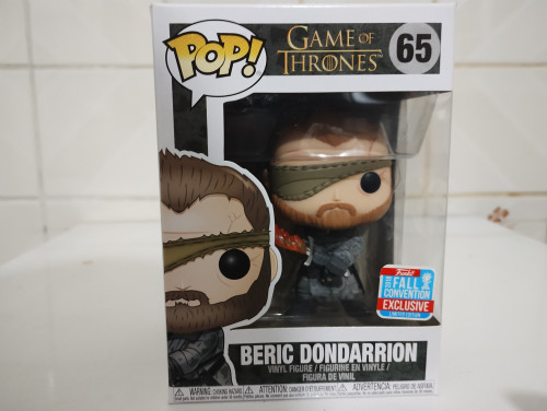 Funko Pop Beric Dondarrion #65 (Exclusivo Fall Convention 2018)-Game Of Thrones-1