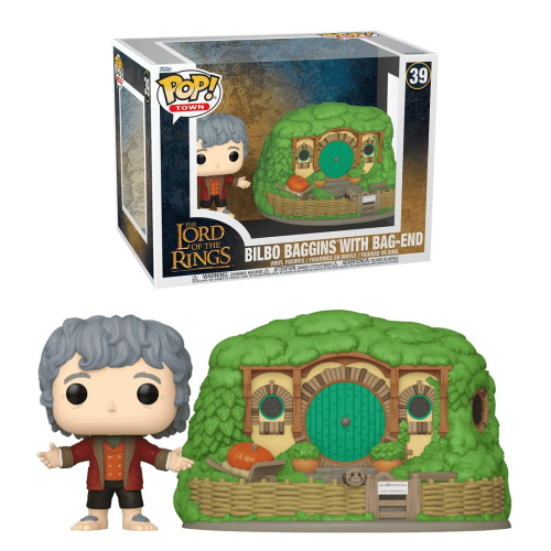Funko Pop Bilbo Baggins with Bag-end The Lord Of The Rings #39 - Produto Original