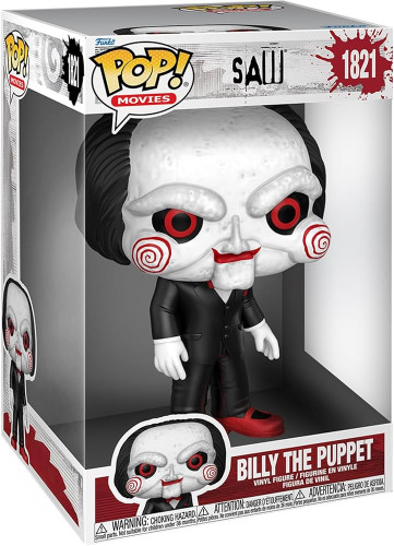 Funko Pop Billy The Puppet Saw Super Sized Movies Saw #1821 - Produto Original
